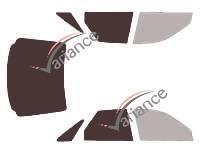 Film solaire sur mesure (Film teinté) VARIANCE AUTO ref. k-3-2157-2-33