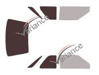 Film solaire sur mesure (Film teinté) VARIANCE AUTO ref. k-3-2774-2-32