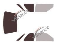 Film solaire sur mesure (Film teinté) VARIANCE AUTO ref. k-3-2190-2-33