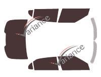 Film solaire sur mesure (Film teinté) VARIANCE AUTO ref. k-3-2209-1-54