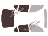 Film solaire sur mesure (Film teinté) VARIANCE AUTO ref. k-3-2276-2-33