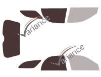 Film solaire sur mesure (Film teinté) VARIANCE AUTO ref. k-3-2316-2-33