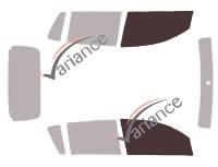 Film solaire sur mesure (Film teinté) VARIANCE AUTO ref. k-3-2319-3-54