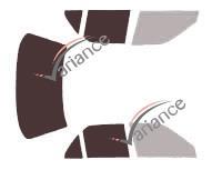 Film solaire sur mesure (Film teinté) VARIANCE AUTO ref. k-3-2418-2-32