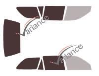 Film solaire sur mesure (Film teinté) VARIANCE AUTO ref. k-3-2756-2-32