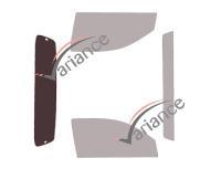 Film solaire sur mesure (Film teinté) VARIANCE AUTO ref. k-3-3311-2-31
