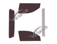 Film solaire sur mesure (Film teinté) VARIANCE AUTO ref. k-3-3311-1-45