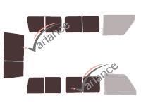 Film solaire sur mesure (Film teinté) VARIANCE AUTO ref. k-3-2991-2-54