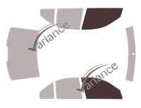 Film solaire sur mesure (Film teinté) VARIANCE AUTO ref. k-3-2529-3-54