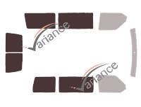 Film solaire sur mesure (Film teinté) VARIANCE AUTO ref. k-3-2623-2-33