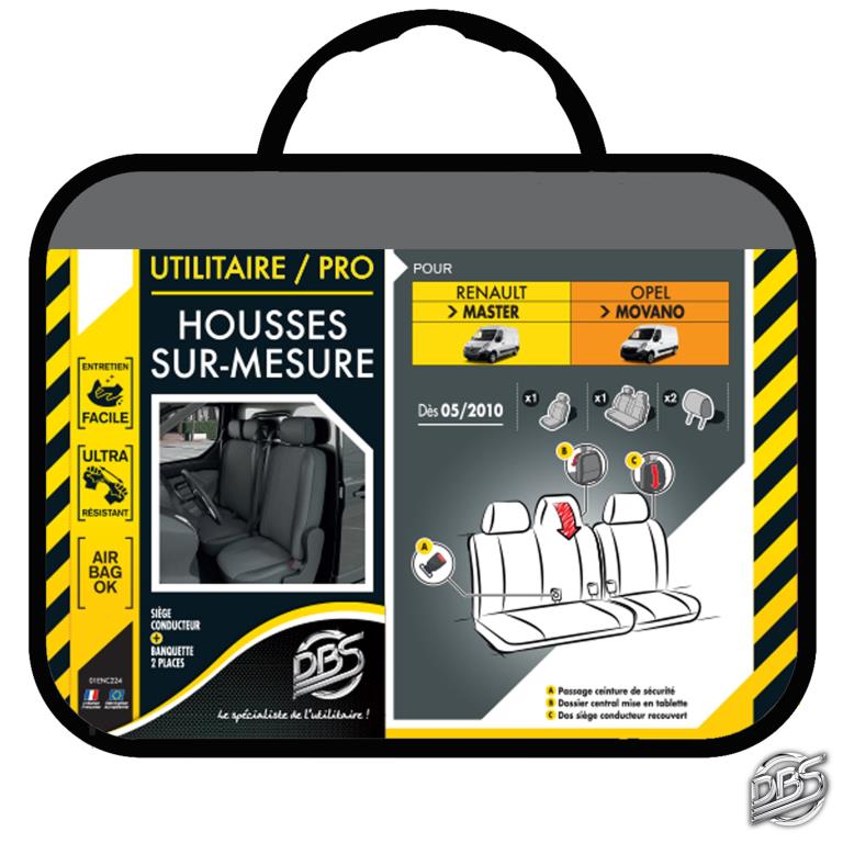 Housse de siège sur mesure DBS ref. 01012732