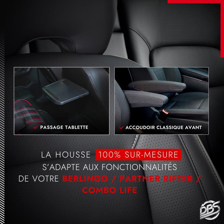 Housse de siège sur mesure DBS ref. 01013166