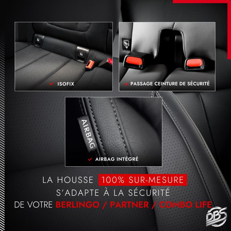 Housse de siège sur mesure DBS ref. 01013166