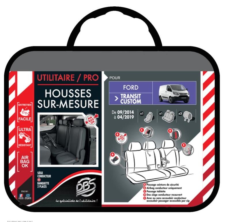 Housse de siège sur mesure DBS ref. 01013189