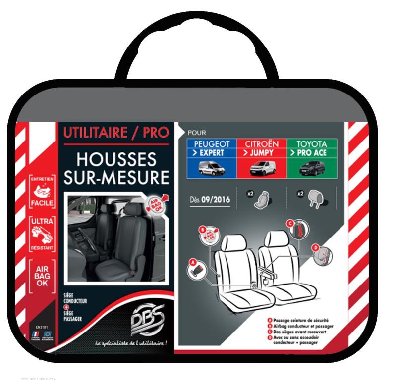 Housse de siège sur mesure DBS ref. 01013192