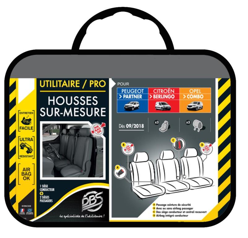 Housse de siège sur mesure DBS ref. 01013208