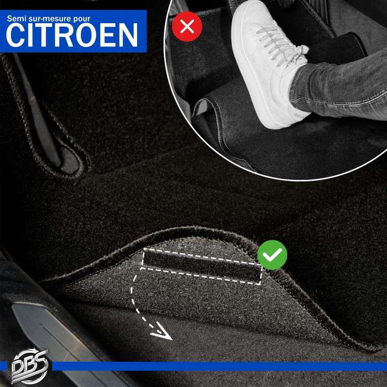 Tapis de sol sur mesure (Tapis de voiture) DBS ref. 01765771