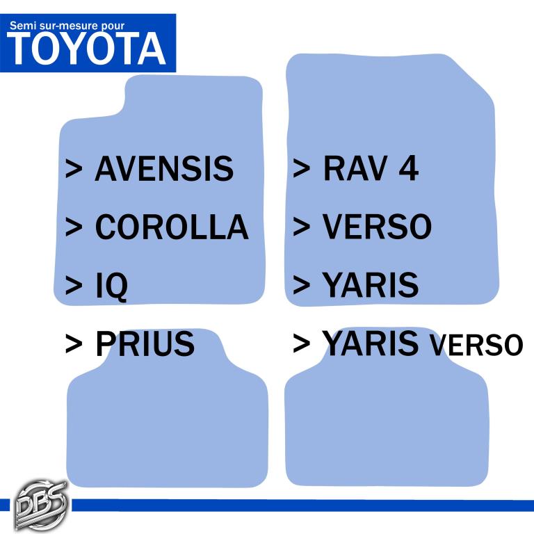 Tapis de sol sur mesure (Tapis de voiture) DBS ref. 01765776