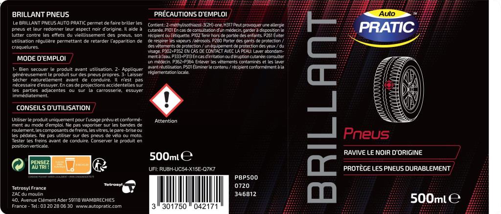 Brillant Pneus Auto Pratic  ref. PBP500