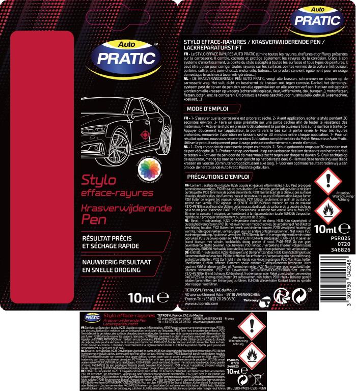 Quita-arañazos (Pulimento) Auto Pratic ref. PSR025