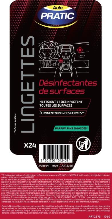 Toalhetes de plástico Auto Pratic ref. PLD024