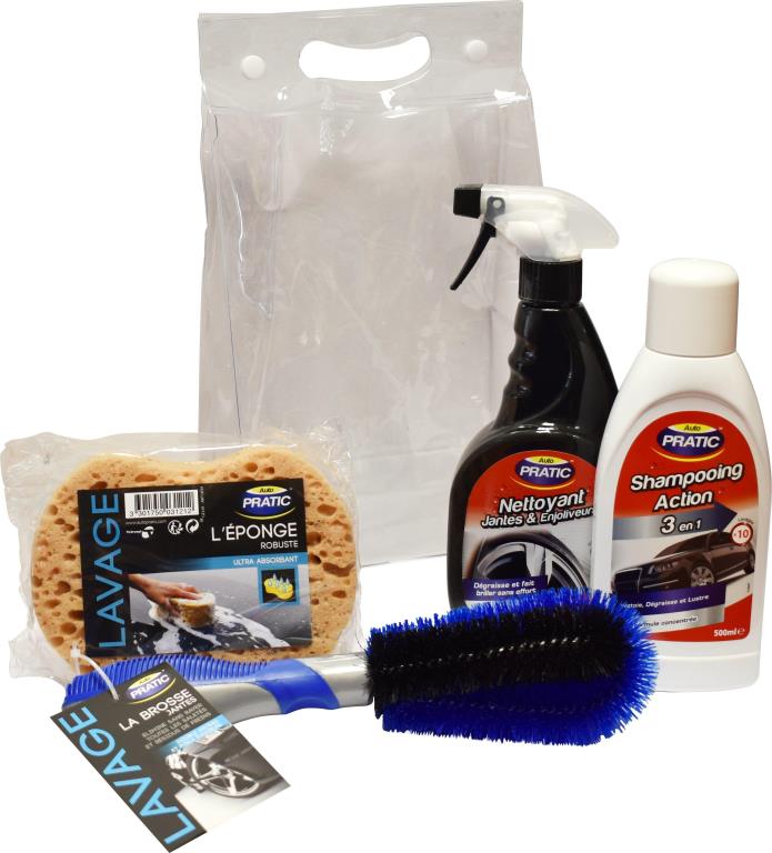 Kit de brosses de nettoyage intérieur et extérieur de voiture, 11