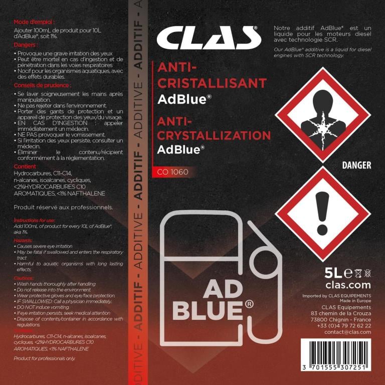 Anticristalizador Adblue CLAS CO 1060