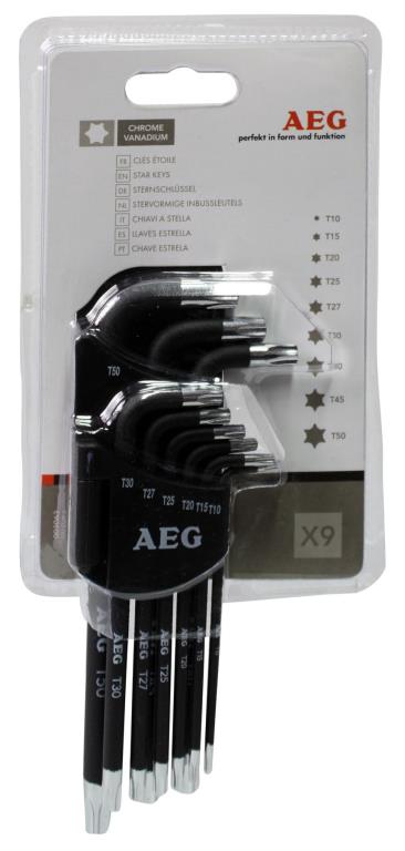 Jogos de chaves macho Torx - Allen AEG ref. 005 063