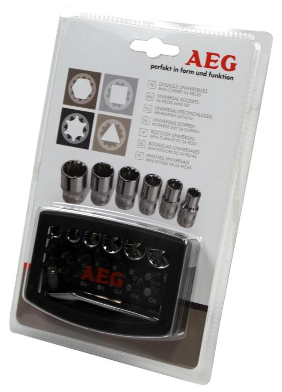 Coffret outillage AEG ref. 005 067