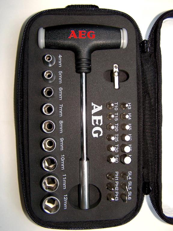Coffret d'embouts AEG ref. 005 069