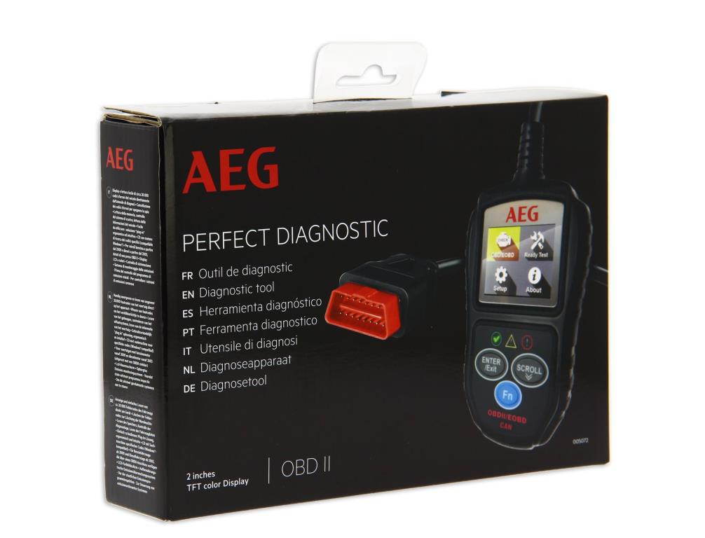 Outil de diagnostic multimarque (Valise diagnostic, obd2) AEG ref. 005072