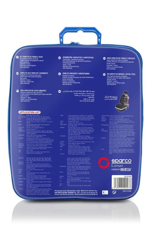 Funda de asiento universal SPARCO ref. SPC1019RS