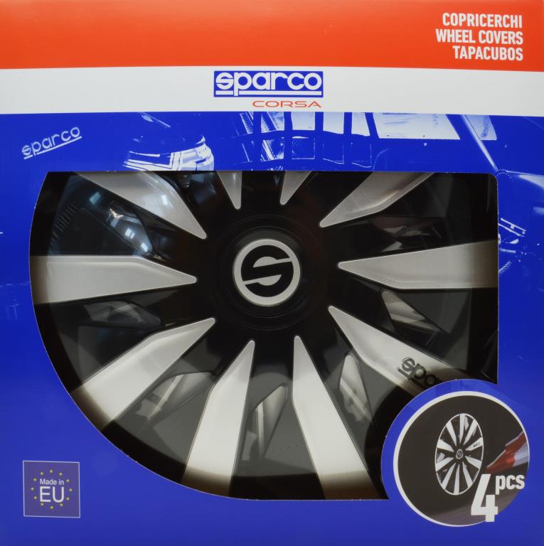Tampa de roda SPARCO SPC1591BKSV