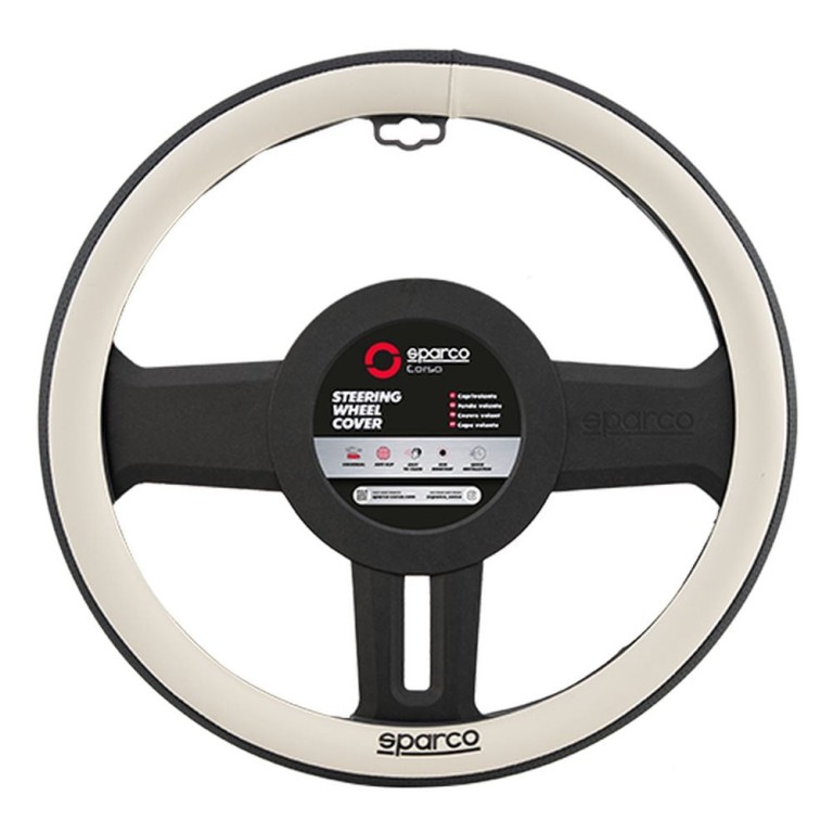 Couvre-volant (Housse volant) SPARCO SPS144WHBK