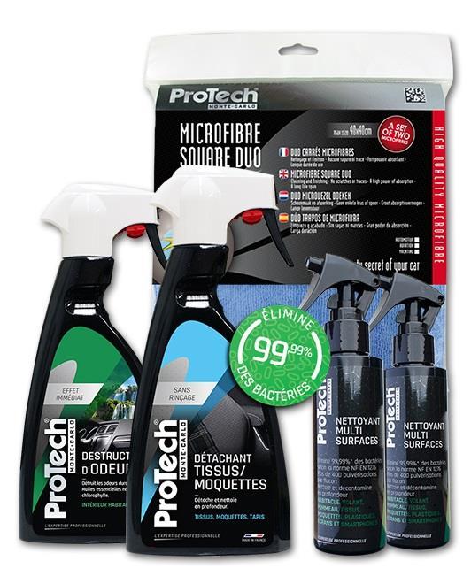 Kit de nettoyage intérieur et extérieur PROTECH Décontamination habitacle - ref. 21048