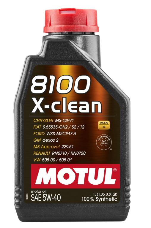 Óleo motor MOTUL 8100 X-CLEAN 5W40 1 L - ref. 102786