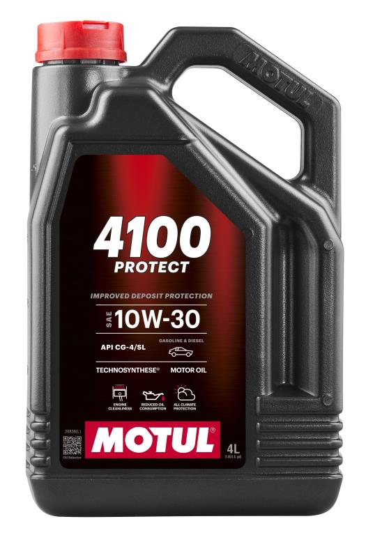 Aceite de motor (Aceite motor) MOTUL 4100 PROTECT 10W30 4L - ref. 113140