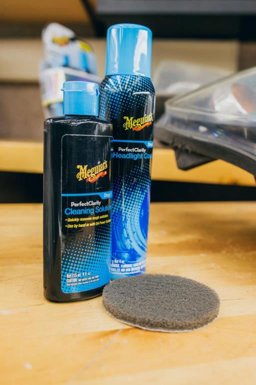 Kit rénovateur d'optiques (Rénovateur phare) Meguiar's ref. G2000EU