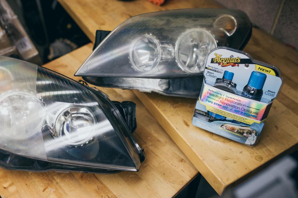 Kit rénovateur d'optiques (Rénovateur phare) Meguiar's ref. G2000EU