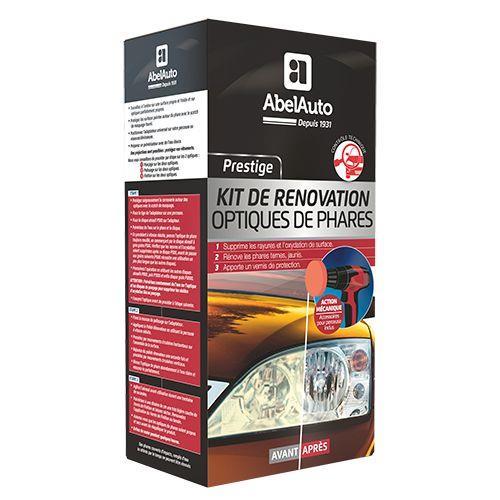 Kit rénovateur d'optiques (Rénovateur phare) Abel Auto ref. 000671