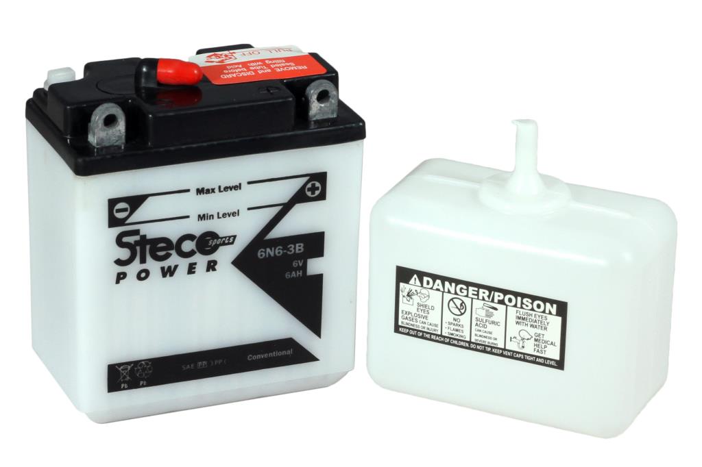 Batterie moto Steco Powersports 6N6-3B