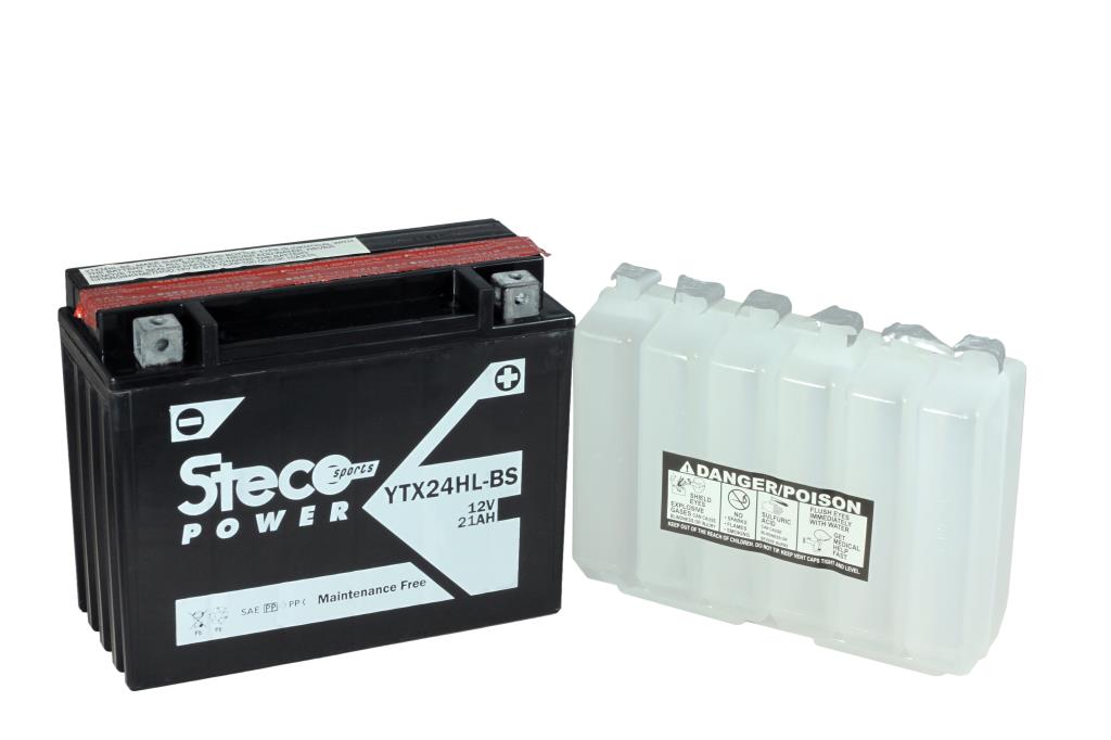 Batterie moto Steco Powersports YTX24HL-BS