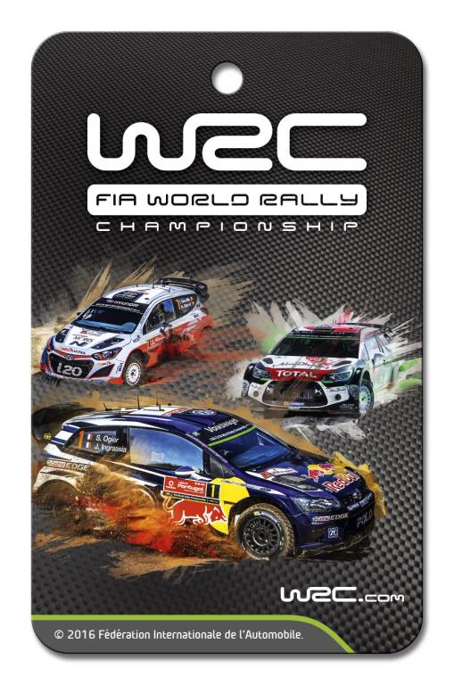 Carte parfumée WRC 007420