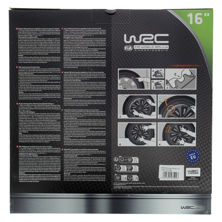 Tampa de roda WRC 007492