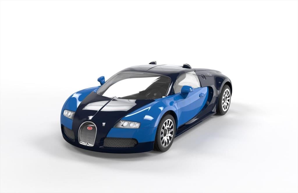Jeux de construction AIRFIX Bugatti Veyron - Noir et Bleu - ref. J6008