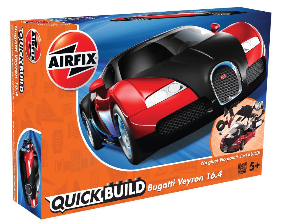 Jeux de construction AIRFIX Bugatti Veyron - Noir et Rouge - ref. J6020