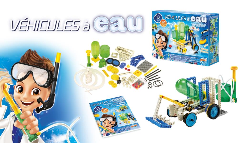 Jeux scientifiques BUKI Véhicules à eau - ref. 7323