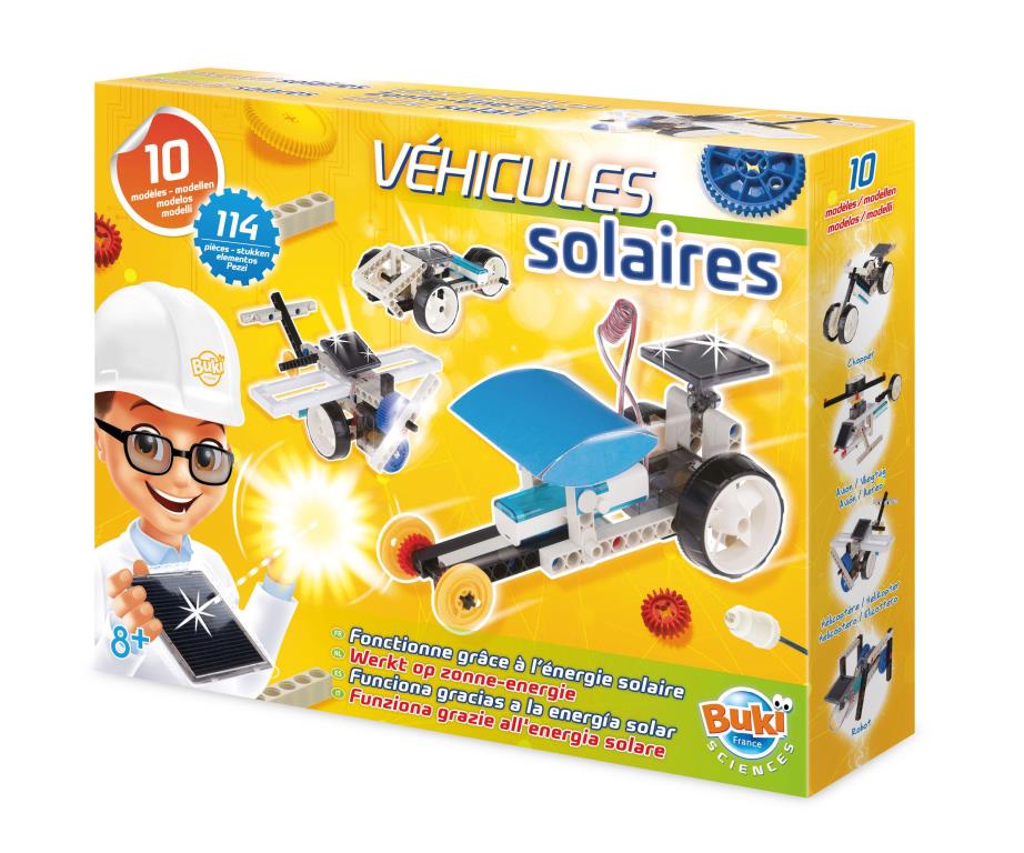 Jeux scientifiques BUKI Véhicules à énergie solaire - ref. 7340