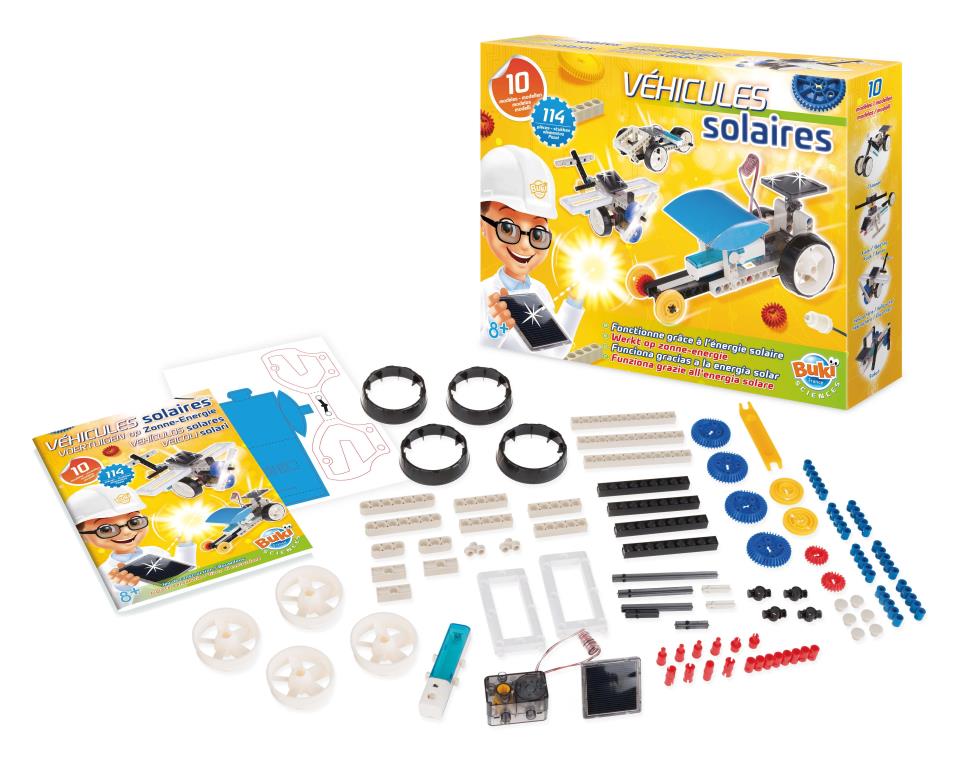 Jeux scientifiques BUKI Véhicules à énergie solaire - ref. 7340