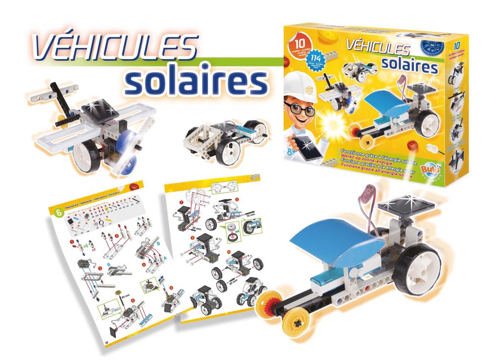 Jeux scientifiques BUKI Véhicules à énergie solaire - ref. 7340